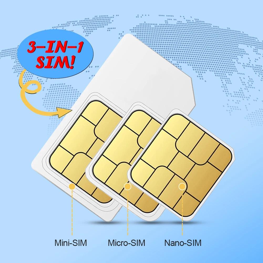 SG MY TH ID KH PH VN  ͳ , 3-in-1 SIM ī, 1-15  600MB, 1.8G ޴  ī, 4G 